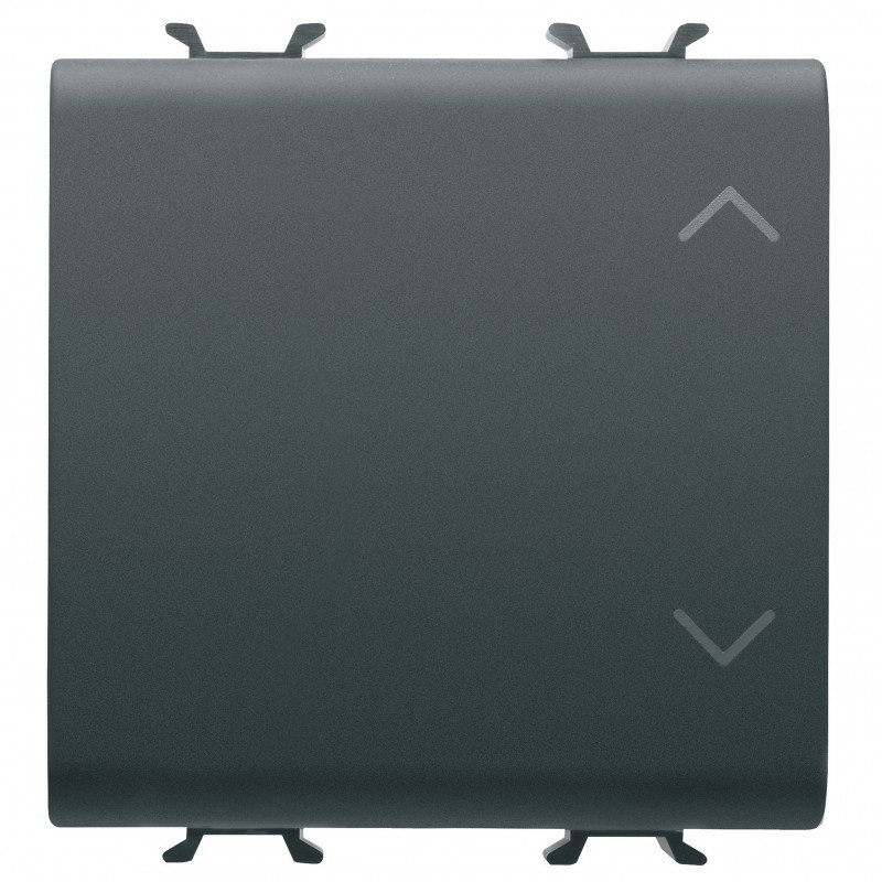 Перемикач 3-х позиційний Chorusmart 2M 1P 10AX UP-DOWN чорний GEWISS