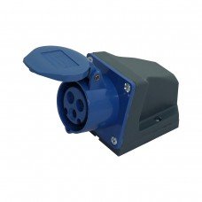 Розетка 113 стаціонарна 2Р+РЕ 16А 220В IP44 UEC