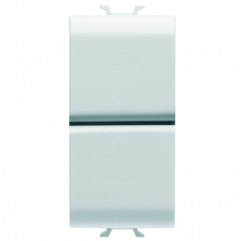 Вимикач кнопковий Chorusmart 1M DOUBLE NO 16A глянцевий білий GEWISS