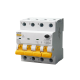 Автомат диференційного захисту SB-R9NE 4P C 10A 30mA Tип AC 6kA UEC