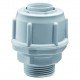 З'єднувач прямий фіксований GW FIT 8G PG7 сірий IP54 GEWISS