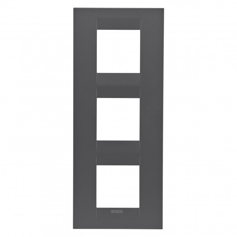 Рамка Chorusmart GEO 2+2+2M вертикальна сатин чорний GEWISS