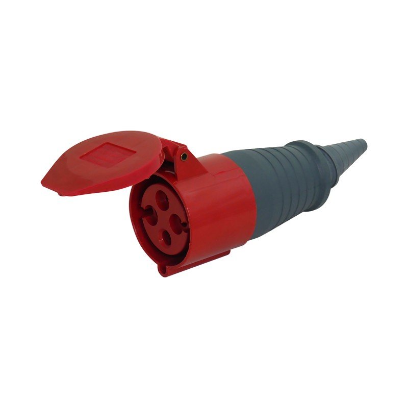 Розетка 224 переносна 3Р+РЕ 32А 380В IP44 UEC