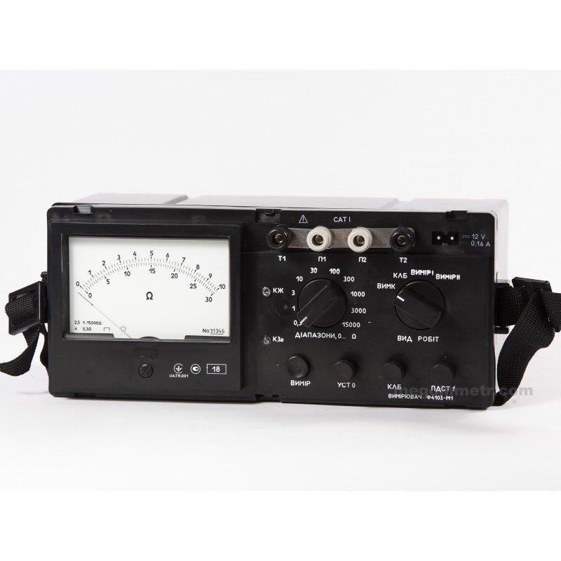 Вимірювач опору заземлення  Ф4103-М1