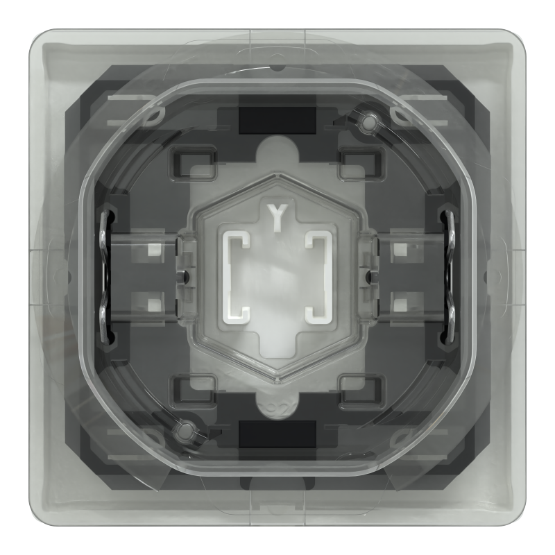 D-Life КЛАВІША 1-а IP 44 БІЛ. ЛОТОС