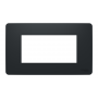 Рамка 4-модульна, антрацит
