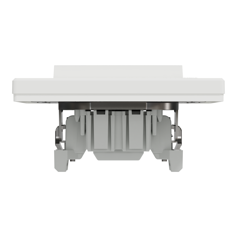 ВИМИКАЧ ОДНОКЛАВІШНИЙ, З ПІДСВІТКОЮ, САМОЗАЖИМНИЙ, БІЛИЙ ASFORA