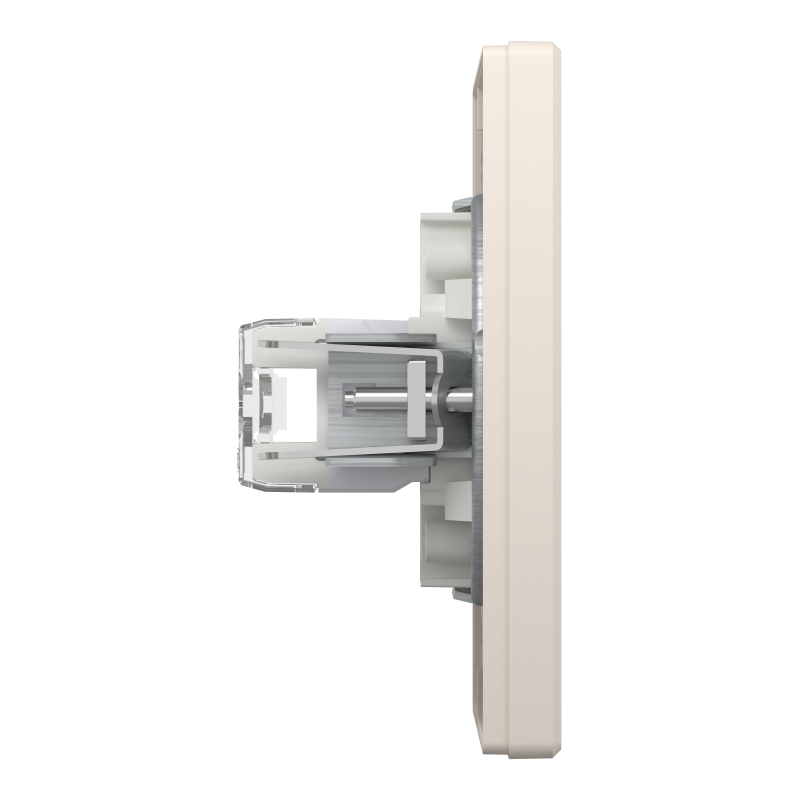 РОЗЕТКА КОМП'ЮТЕРНА RJ45 UTP КАТ.6 КРЕМ ASFORA