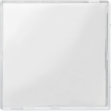 Rocker, Merten System M, with transparent cover, Transparent/polar white, M-Creative