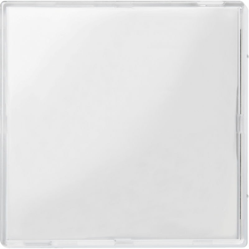 Rocker, Merten System M, with transparent cover, Transparent/polar white, M-Creative