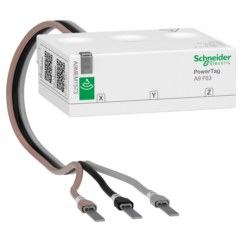 energy sensor PowerTag Flex 63A 3P top and bottom position