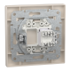 РОЗЕТКА КОМП'ЮТЕРНА RJ45 UTP КАТ.6 КРЕМ ASFORA