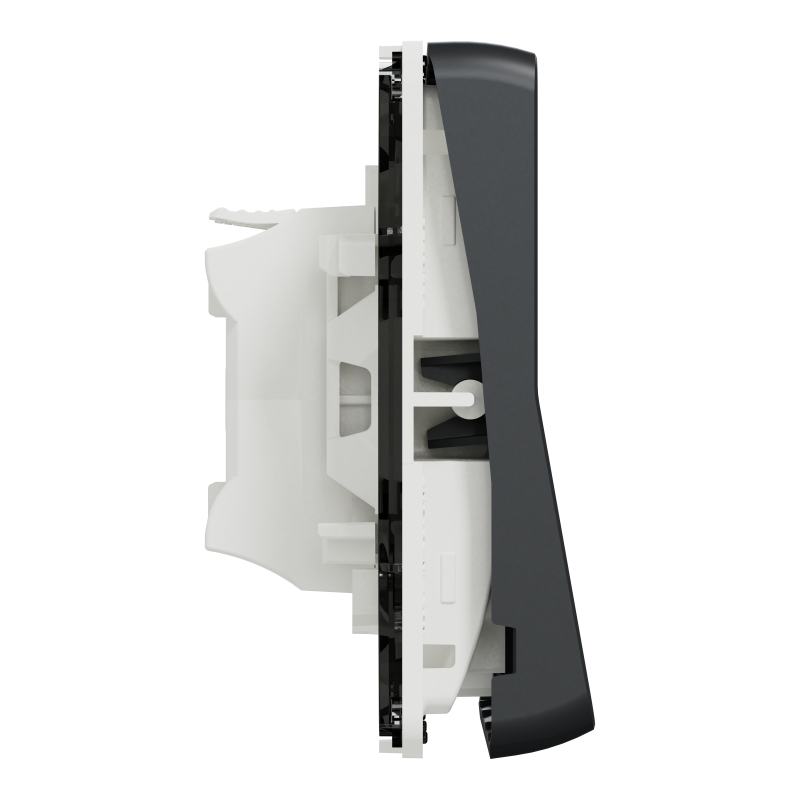 Механізм кнопкового вимикача IP55 Mureva Styl, чорний