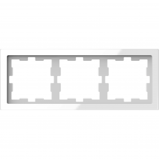 D-Life РАМКА 3-постова БІЛ. КРИСТАЛ