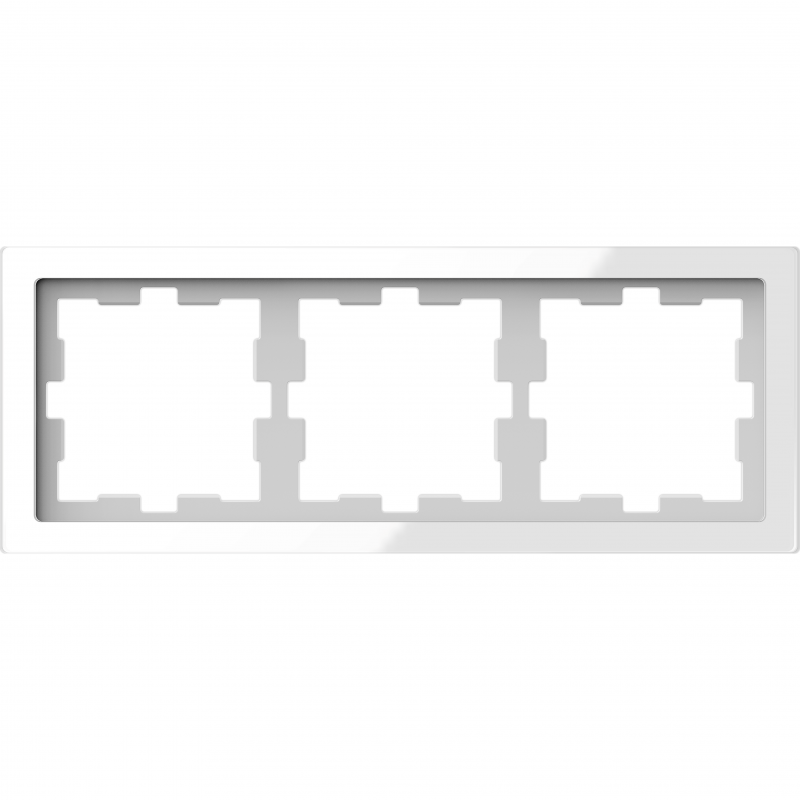 D-Life РАМКА 3-постова БІЛ. КРИСТАЛ