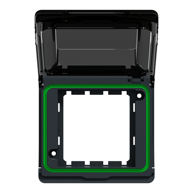 Кришка бокса для Unica New IP55 Mureva Styl, чорна