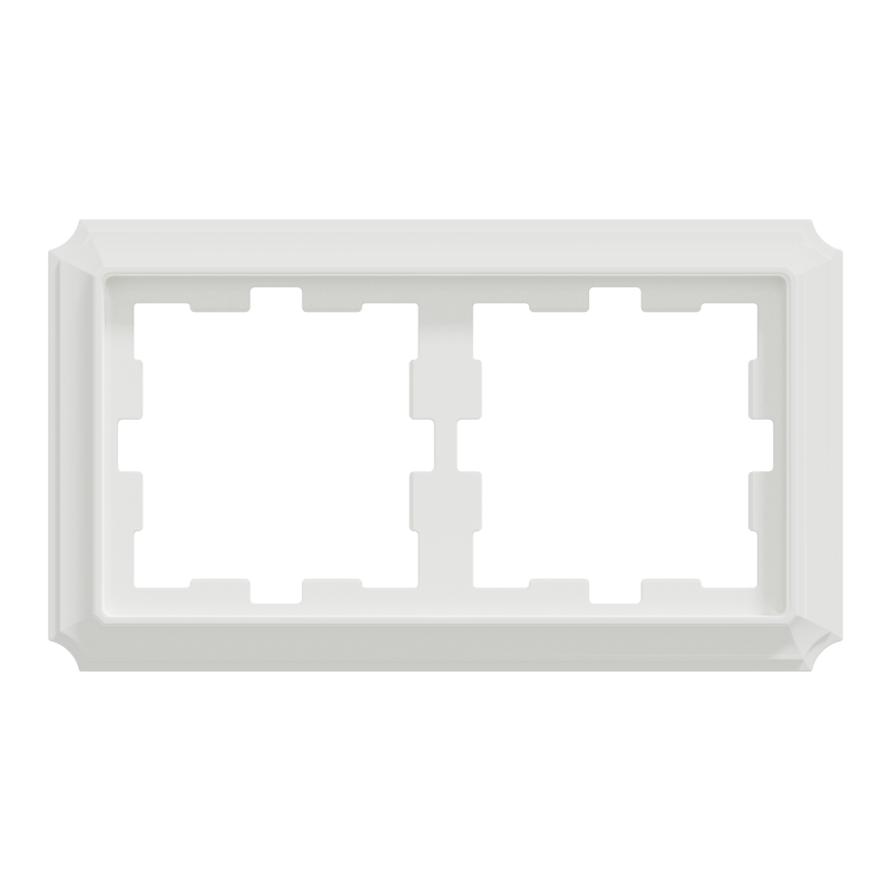 Рамка 2 постова D-Atique, білий лотус