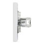 КОМП'ЮТЕРНА РОЗЕТКА RJ45 UTP КАТ. 5Е ПОДВІЙНА БІЛА ASFORA