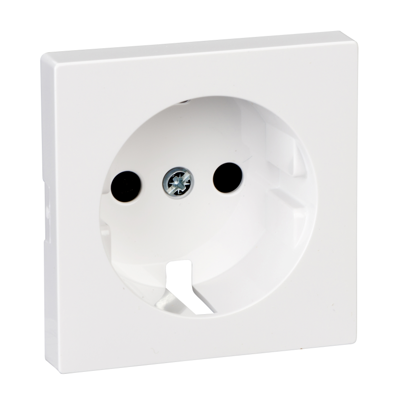 Накладка для розетки з заземленням SysM активно-білий гл