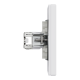 КОМП'ЮТЕРНА РОЗЕТКА RJ45 UTP КАТ. 5Е ПОДВІЙНА БІЛА ASFORA