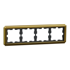 Рамка 4 постова D-Atique, золото 24к