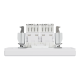 КОМП'ЮТЕРНА РОЗЕТКА RJ45 UTP КАТ. 5Е ПОДВІЙНА БІЛА ASFORA