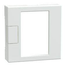 Cover plate, Merten System M, for thermostat with touch display, active white