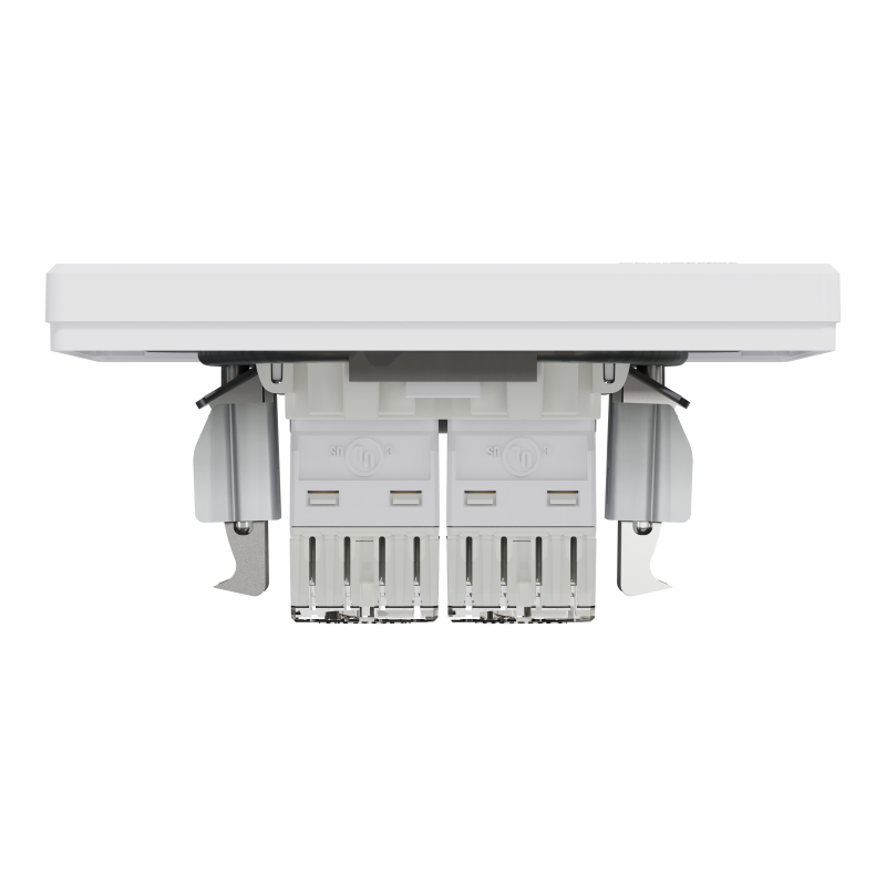 КОМП'ЮТЕРНА РОЗЕТКА RJ45 UTP КАТ. 5Е ПОДВІЙНА БІЛА ASFORA
