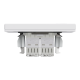 КОМП'ЮТЕРНА РОЗЕТКА RJ45 UTP КАТ. 5Е ПОДВІЙНА БІЛА ASFORA