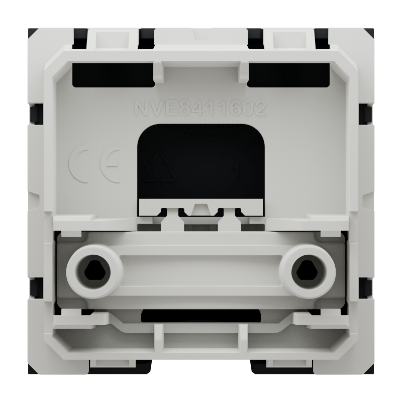 Вивід кабеля 16А 2 модуля антрацит