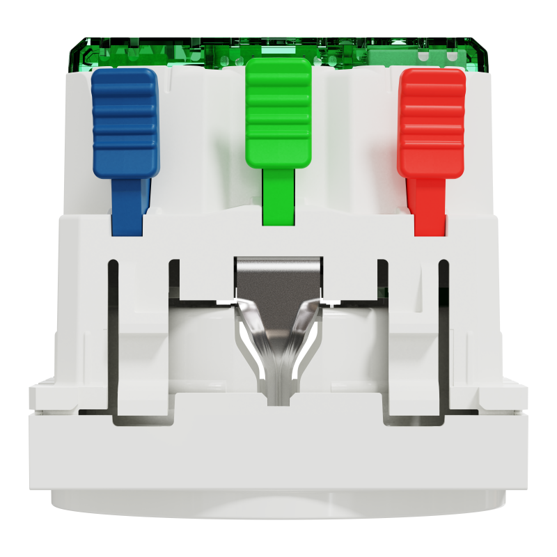 Силова розетка та USB Unica New тип С 10,5 Вт, 2 модулі, біла
