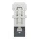 Розетка комп'ютерна RJ45, одинарна, категорія 5 UTP, 1 модуль, білий