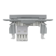 РОЗЕТКА КОМП'ЮТЕРНА RJ45 UTP КАТ. 5Е ASFORA СТАЛЬ