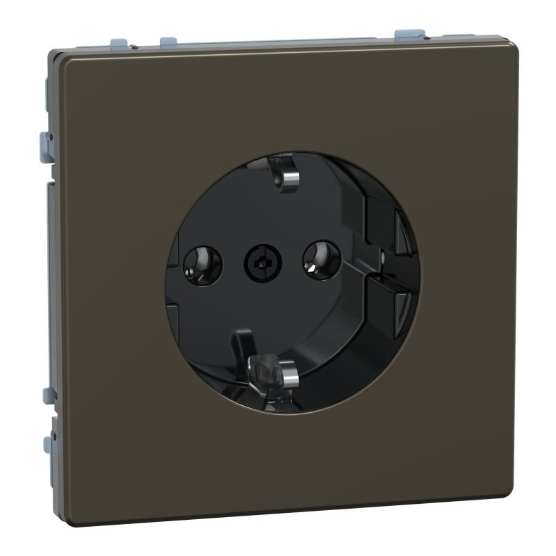 Розетка з заземленням 16А SysD мокко