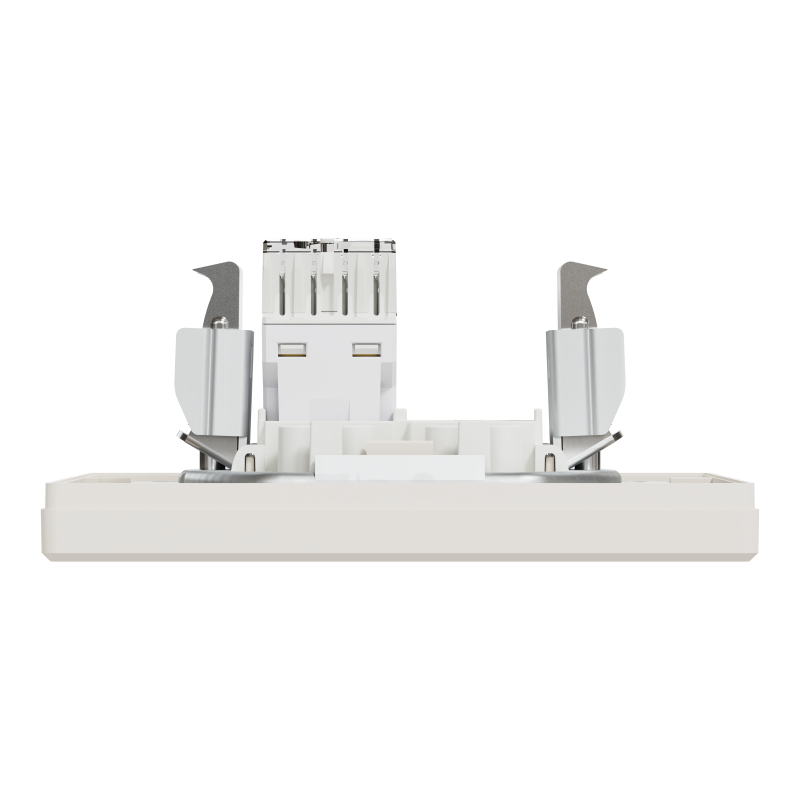 РОЗЕТКА КОМП'ЮТЕРНА RJ45 UTP КАТ. 5Е КРЕМ ASFORA