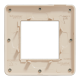 Cover frame, Unica Studio Metal, 1 gang, 1 x 2 modules, bronze or beige