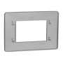 Рамка 3-модульна, алюміній