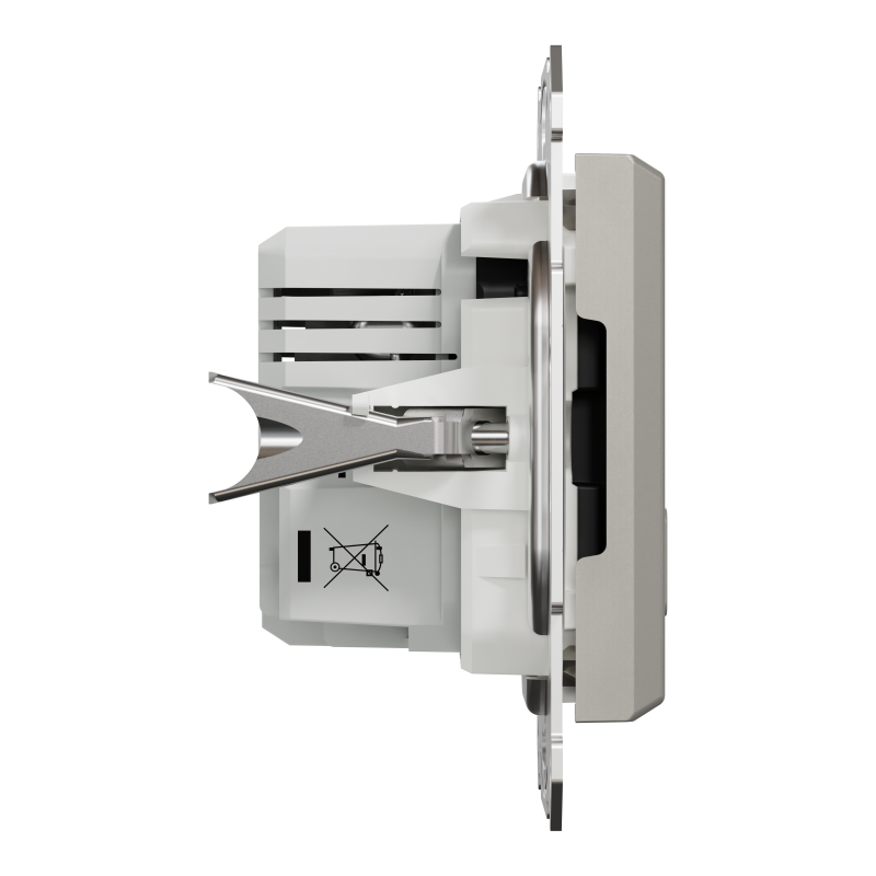 Asfora - double USB charger 2.4 A - bronze