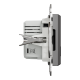 Asfora - double USB charger 2.4 A - anthracite