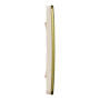 Cover frame, Unica Studio Metal, 3 gang, 3 x 2 modules, gold or beige