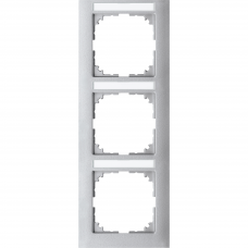 Рамка 3-постова з полем для марк вертикальна M-Pure SysM алюміній