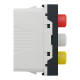 Розетка 3 RCA, 1 модуль антрацит