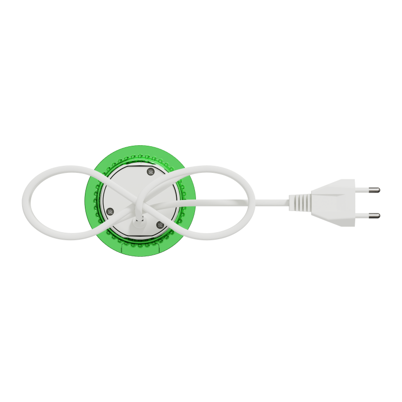 Unica system+, Настільний блок XS з USB типу A та USB типу C, білий