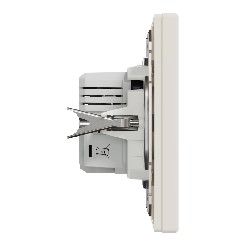 Asfora - double USB charger 2.4 A - cream