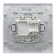 РОЗЕТКА КОМП'ЮТЕРНА RJ45 UTP КАТ.6 БІЛА ASFORA