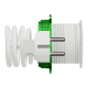 Unica system+, Настільний блок XS з розеткою DE та USB типу A, антрацит