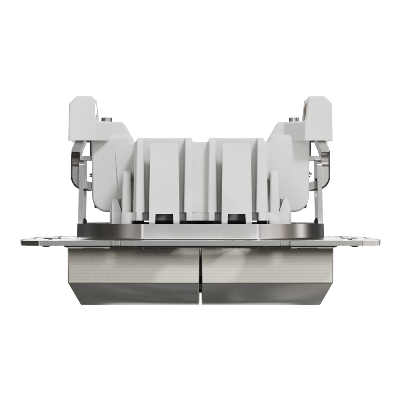 ВИМИКАЧ ДВОКЛАВІШНИЙ САМОЗАЖИМНИЙ ASFORA БРОНЗА