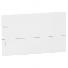 ЩИТ ВРІЗНИЙ Resi9 MP БІЛІ ДВЕРІ 2 ШИНИ 1 РЯД 18 МОДУЛІВ