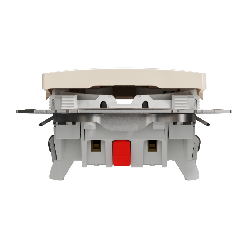 Перехресний перемикач Бежевий Sedna Design
