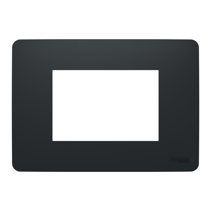 Рамка 3-модульна, антрацит